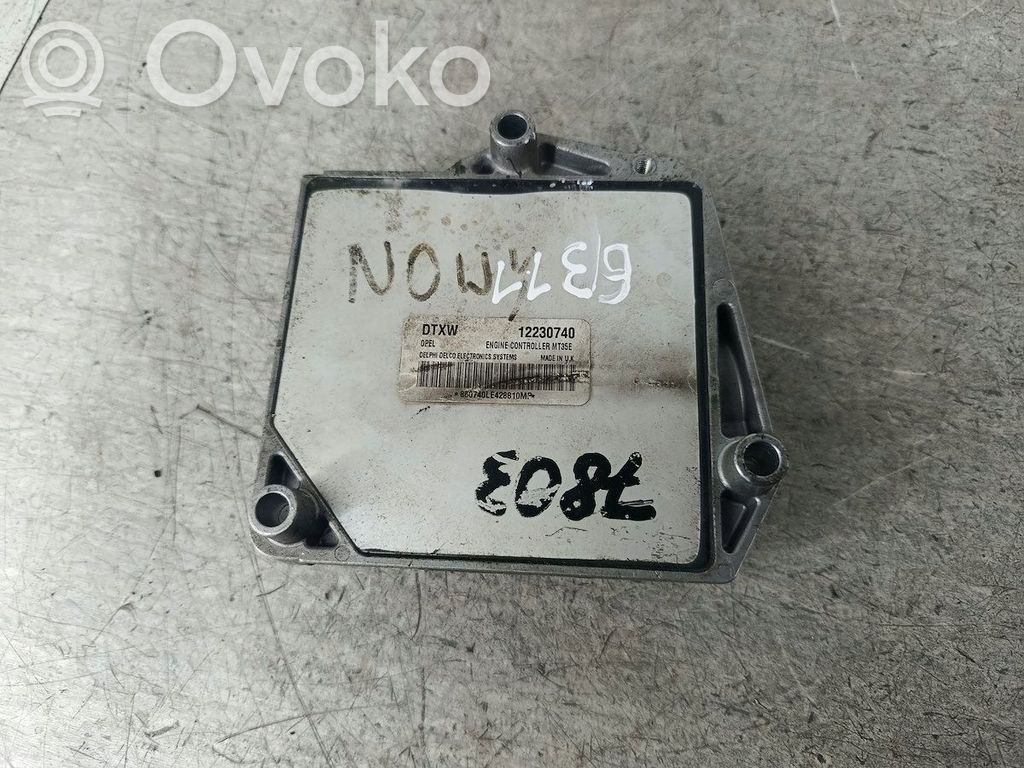 Opel Astra H Engine control unit/module ECU 
