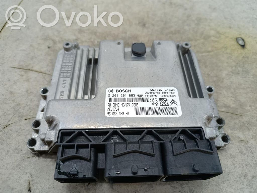 Citroen C3 Picasso Engine control unit/module ECU 