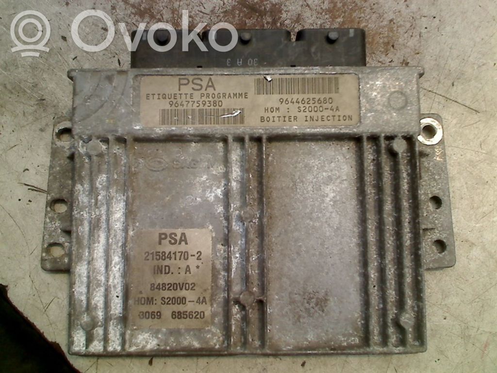 Peugeot 206 Other control units/modules 