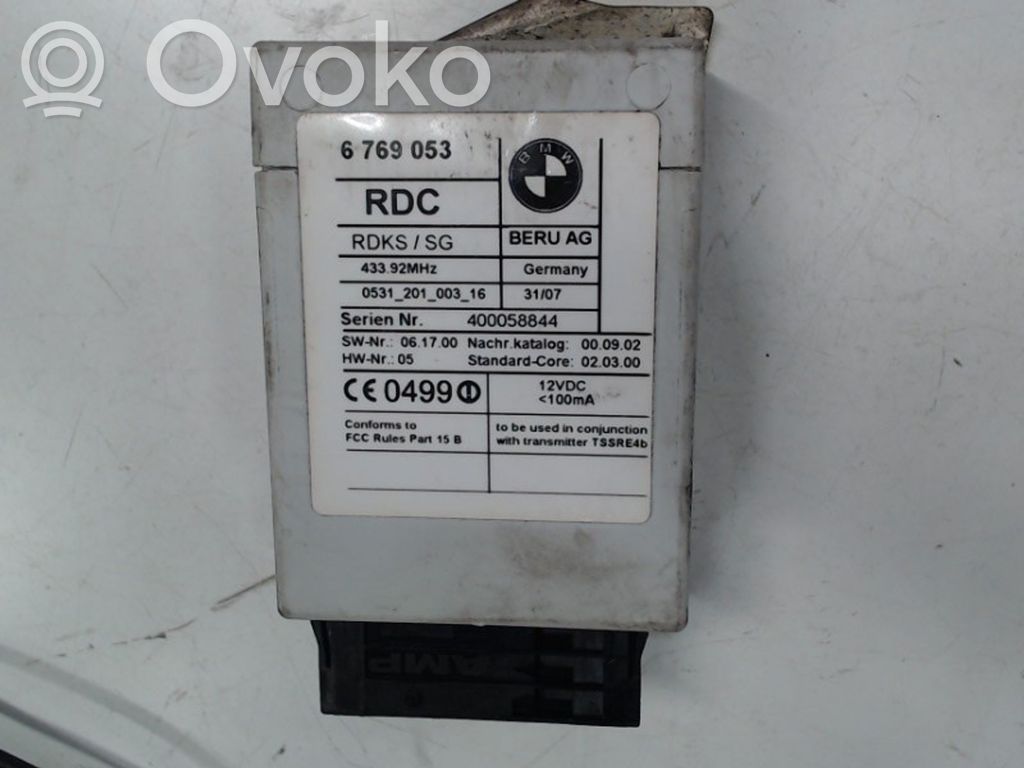 Other control units/modules   6769053,6769053,6769053