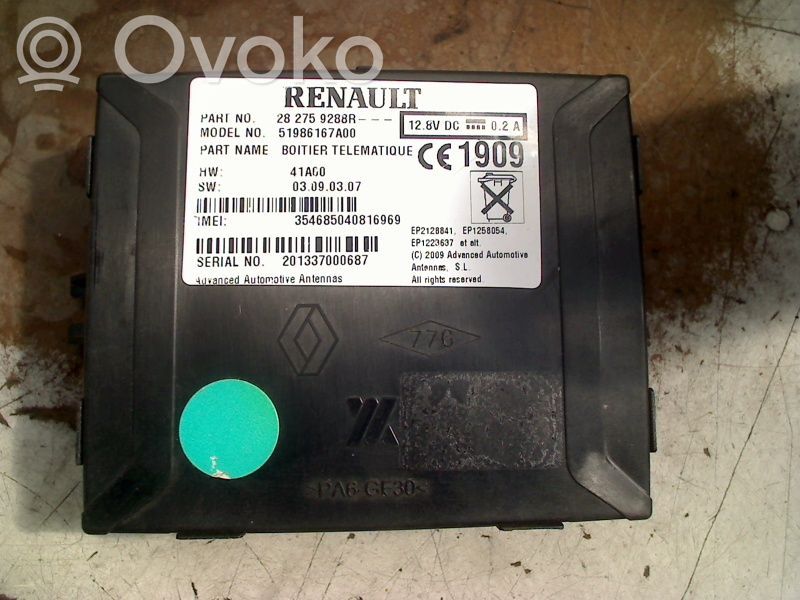 Autres unités de commande / modules   282759288R,282759288R