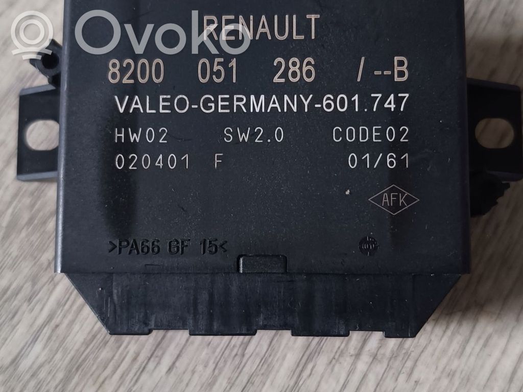 Sterownik / Moduł parkowania PDC   8200051286B,444319