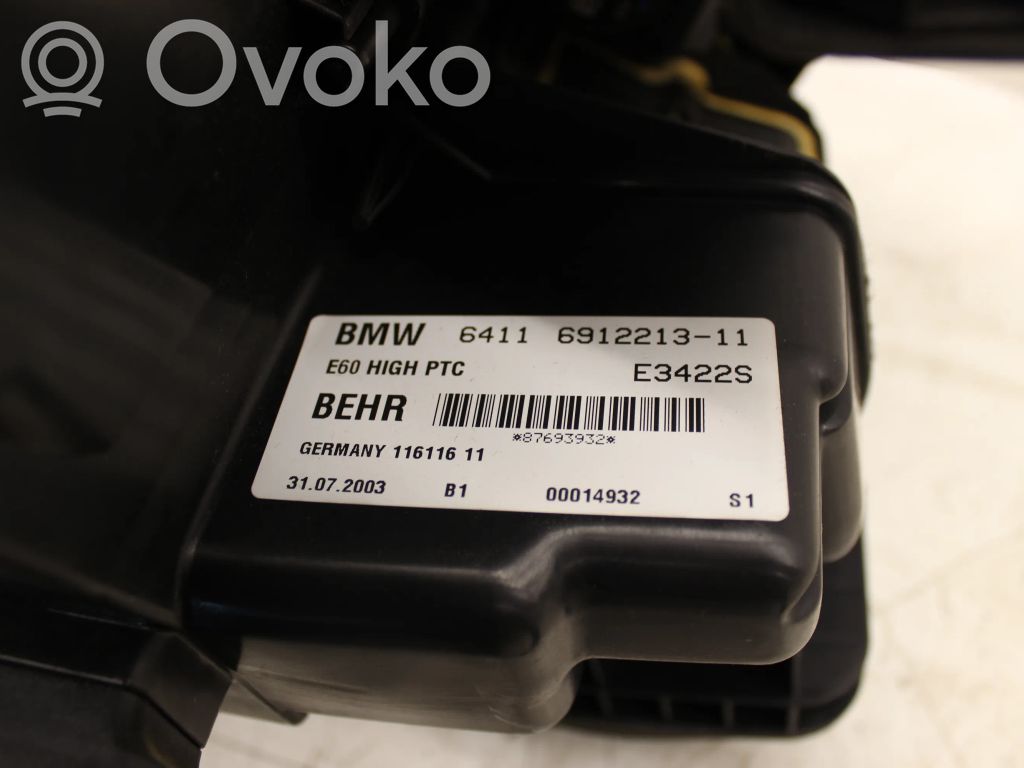 BMW 5 E60 E61 Interior heater climate box assembly 