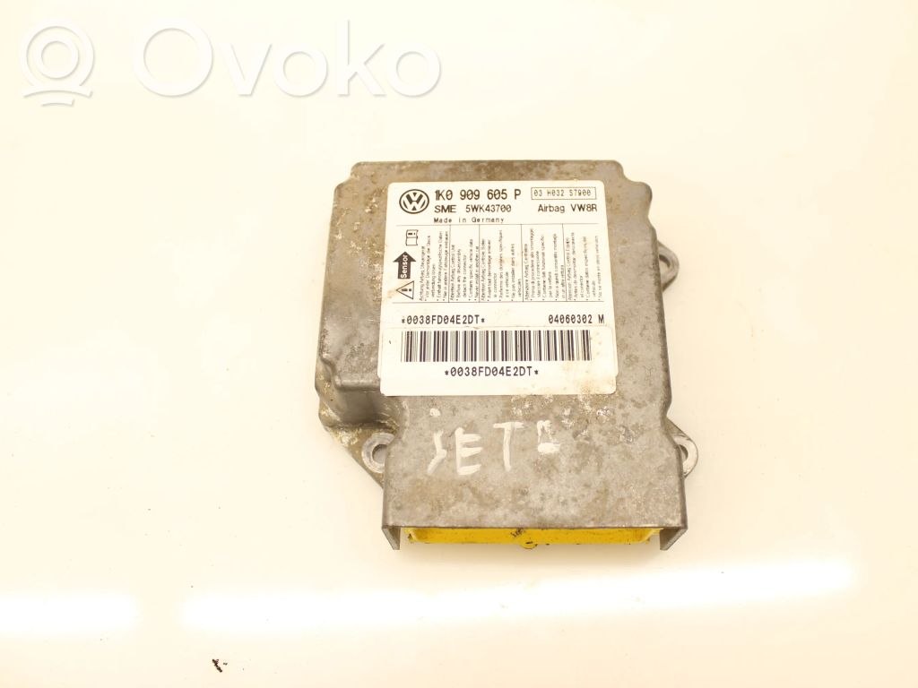 Volkswagen Jetta V Unitate/modul de comandă airbaguri 