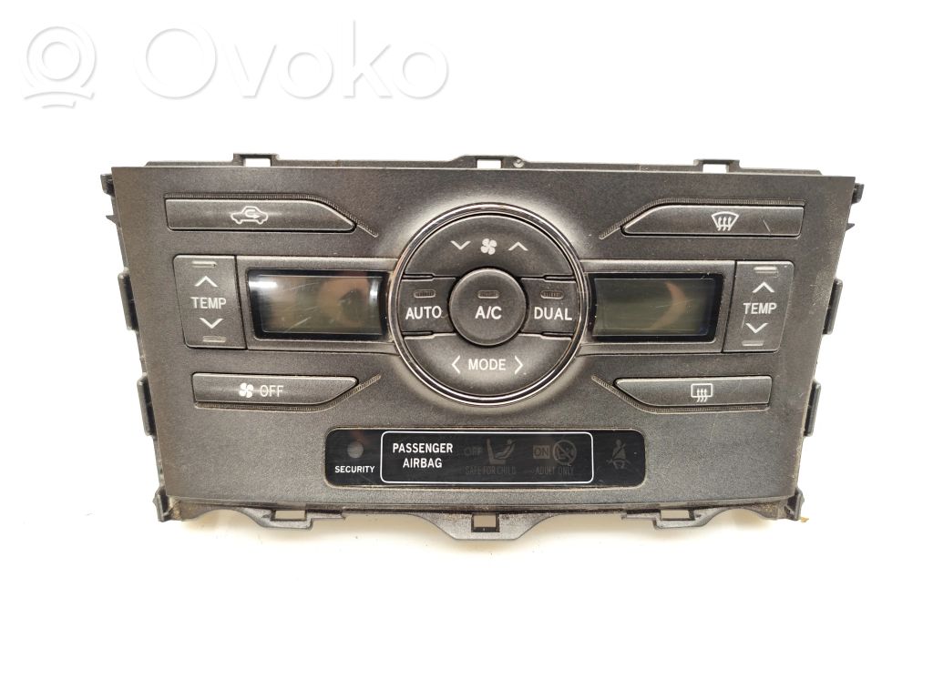 Toyota Auris 150 Climate control unit 