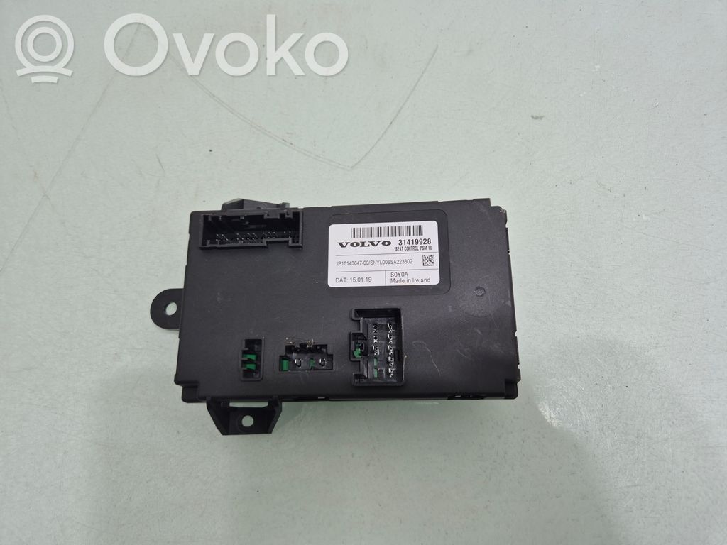 Module de commande de siège   31419928