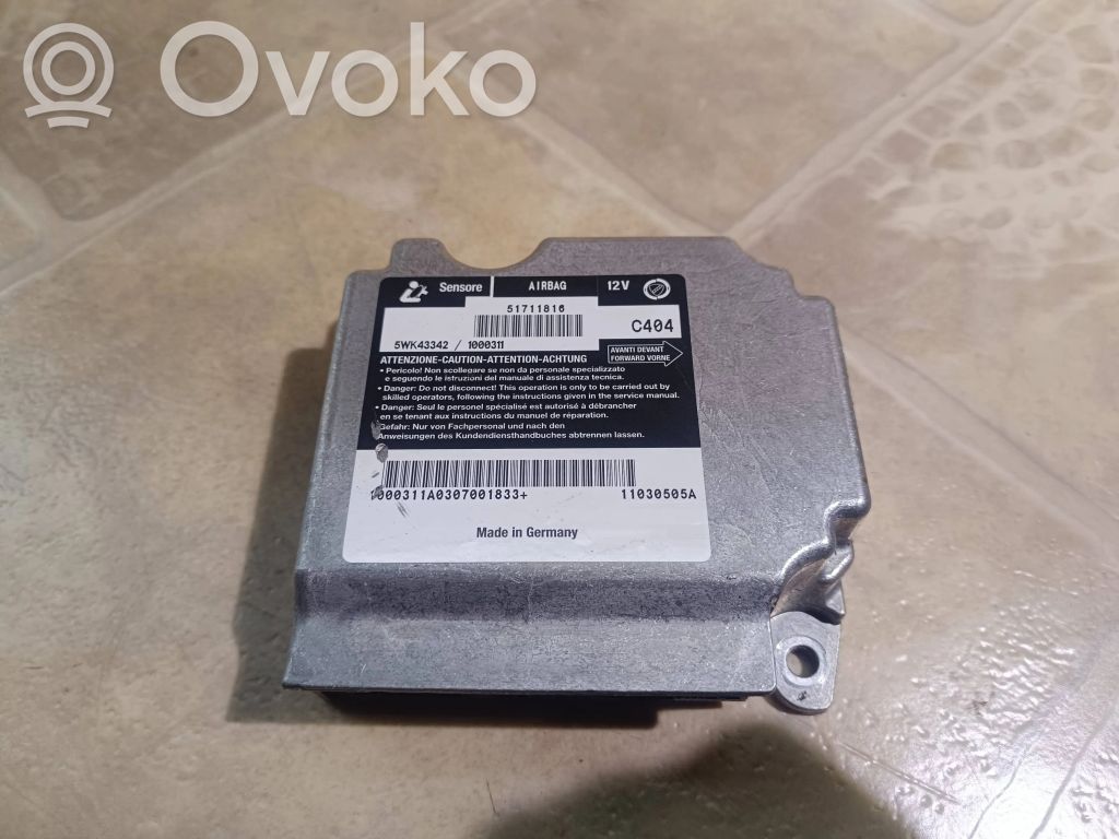 Fiat Stilo Airbag control unit/module 