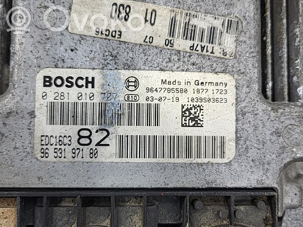 Peugeot 206 Engine control unit/module 