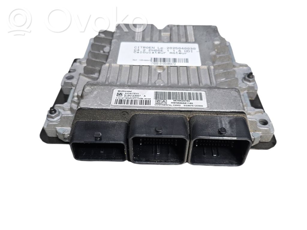 Citroen C4 II Engine control unit/module 