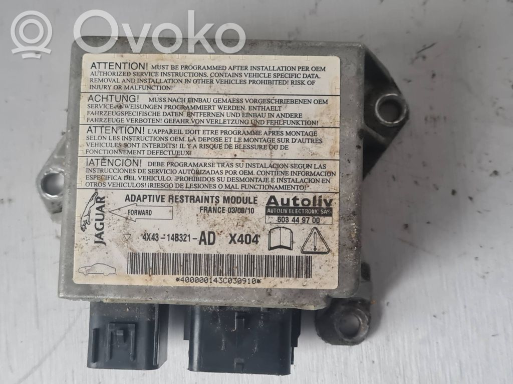 Jaguar X-Type Airbag control unit/module 