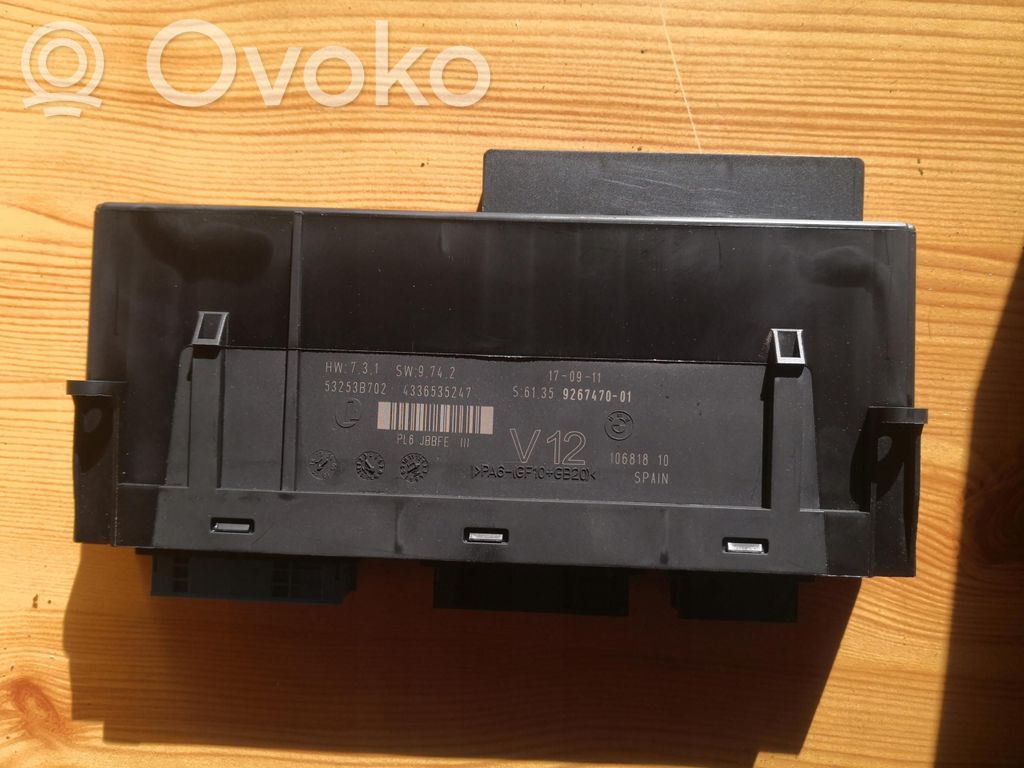 BMW 5 GT F07 Module confort 