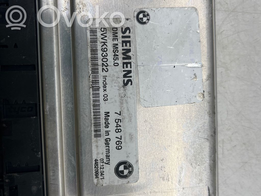 BMW X3 E83 Engine control unit/module 