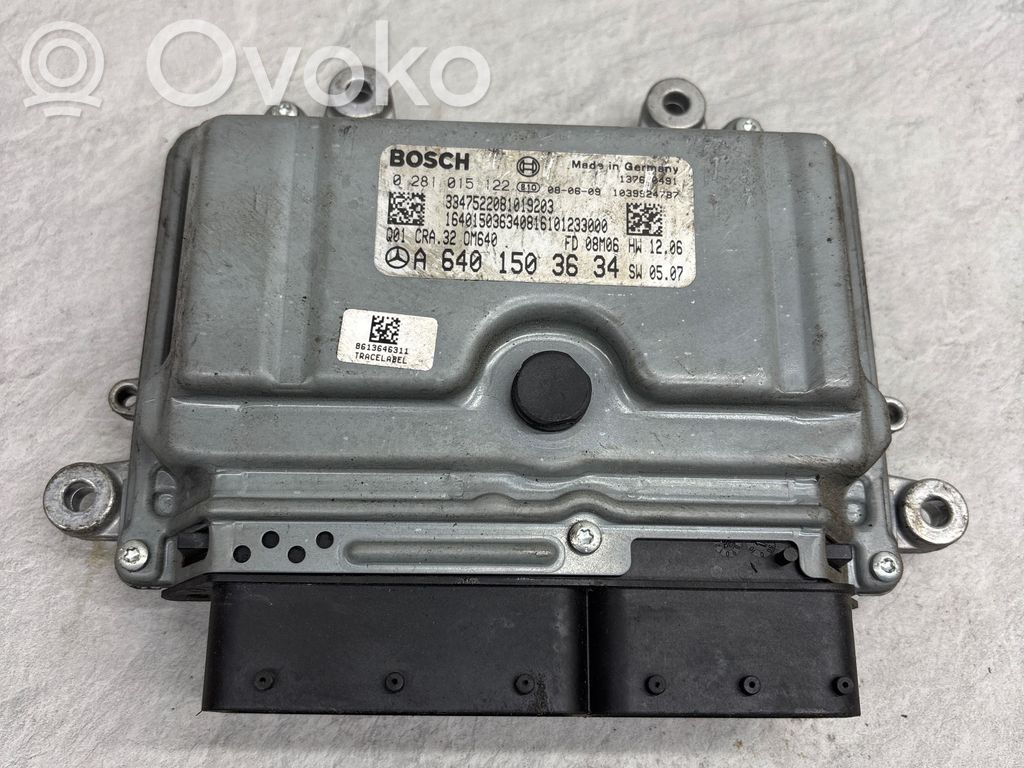 Mercedes-Benz A W169 Engine control unit/module 