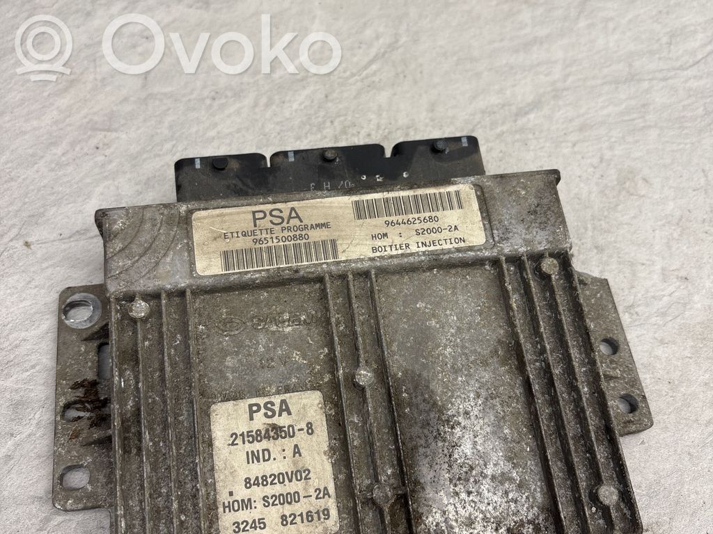 Peugeot 307 Engine control unit/module 