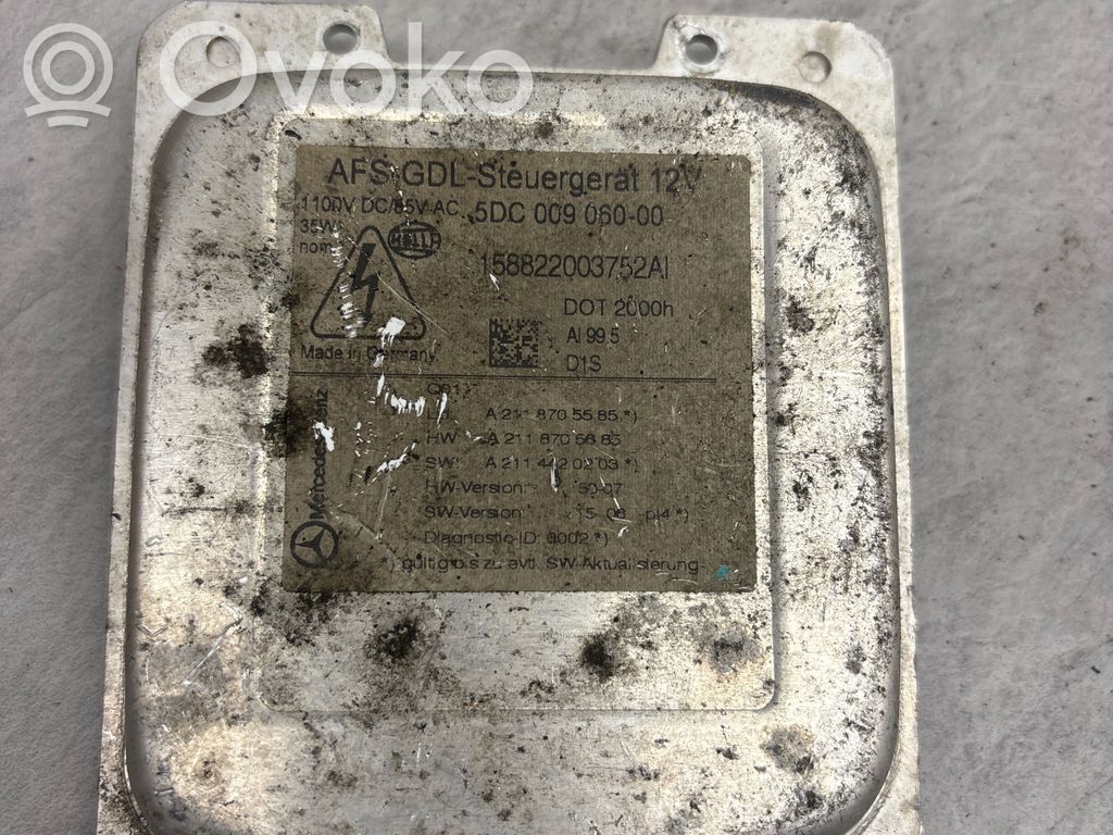 Mercedes-Benz E W211 Module de ballast de phare Xenon 
