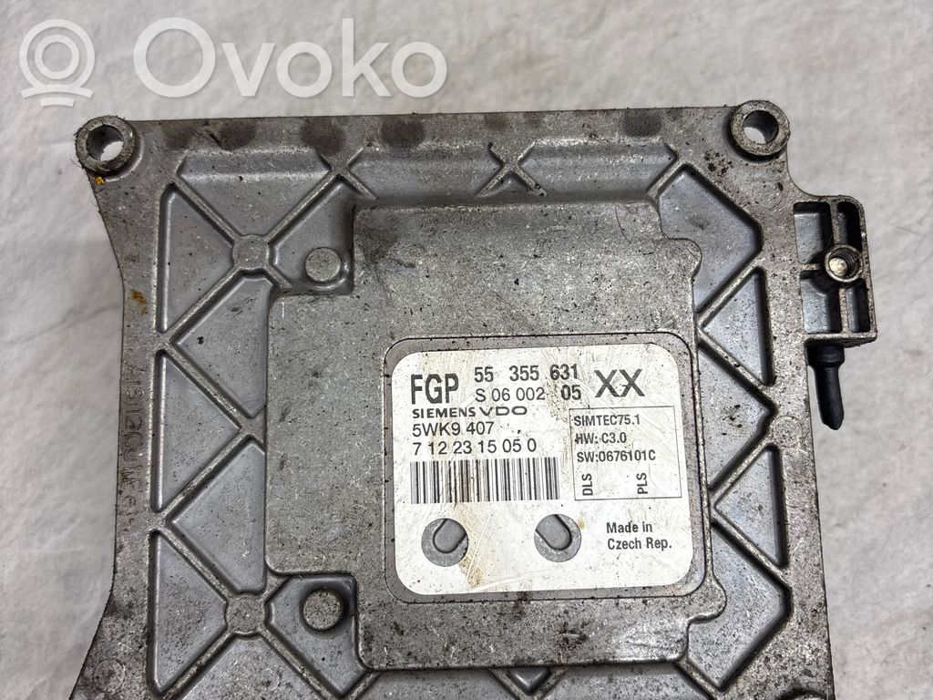 Sterownik / Moduł ECU   55355631,7122315050,5WK9407,S0600205