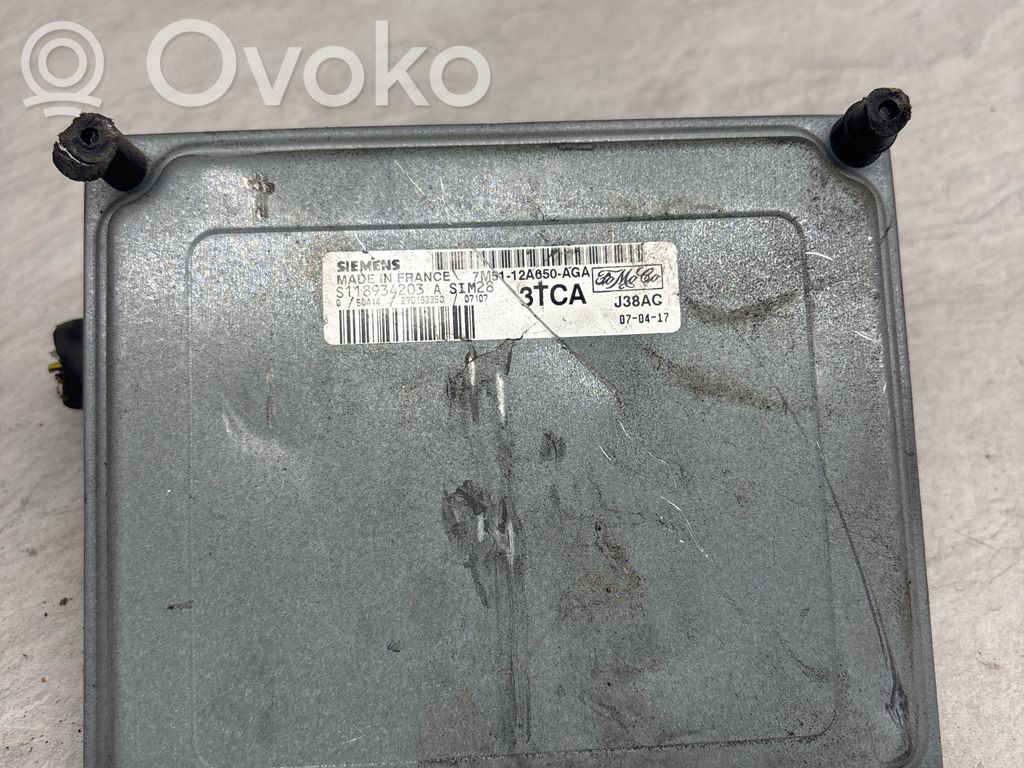 Engine control unit/module   7M5112A650AGA,S118934203A