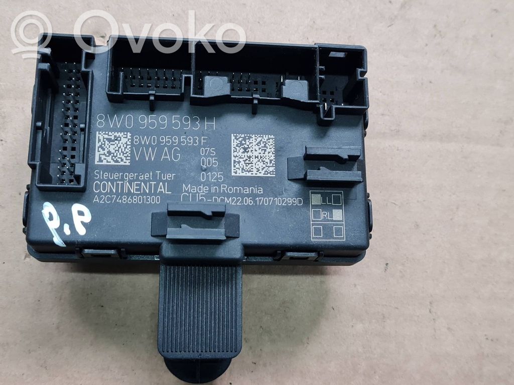 Audi A4 S4 B9 Door control unit/module 
