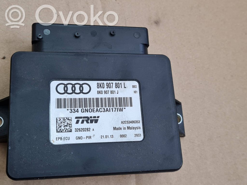 Audi A5 Sportback 8TA Modul de control frână de mână 