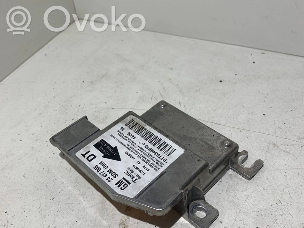 Airbag control unit/module   24417008,327963935,DTT0349815