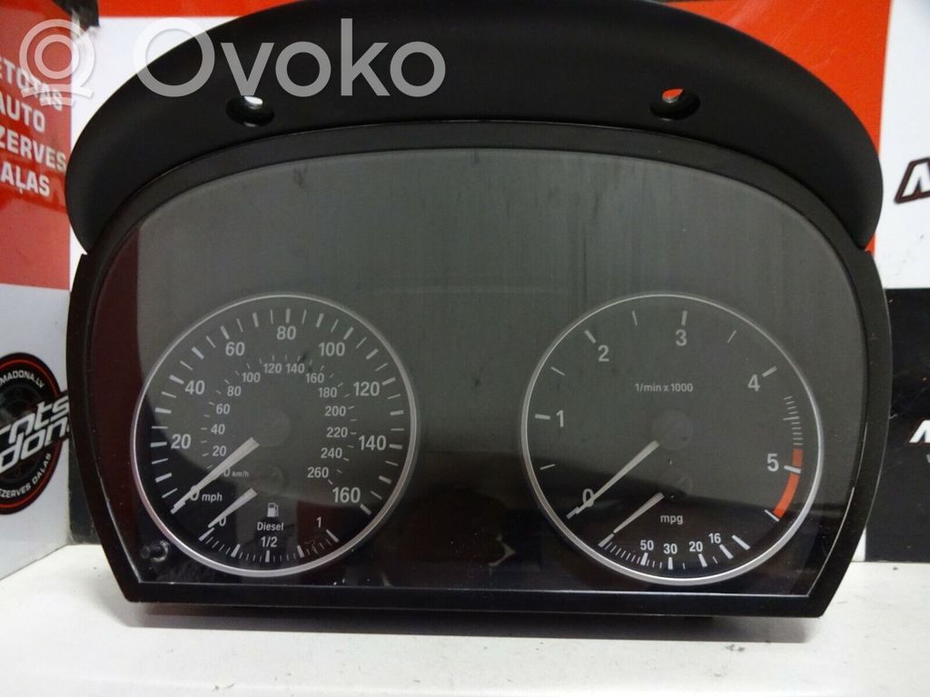 BMW 3 E90 E91 Speedometer (instrument cluster) 
