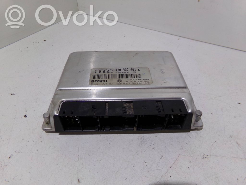 Engine control unit/module   4B0907401K,0281001931
