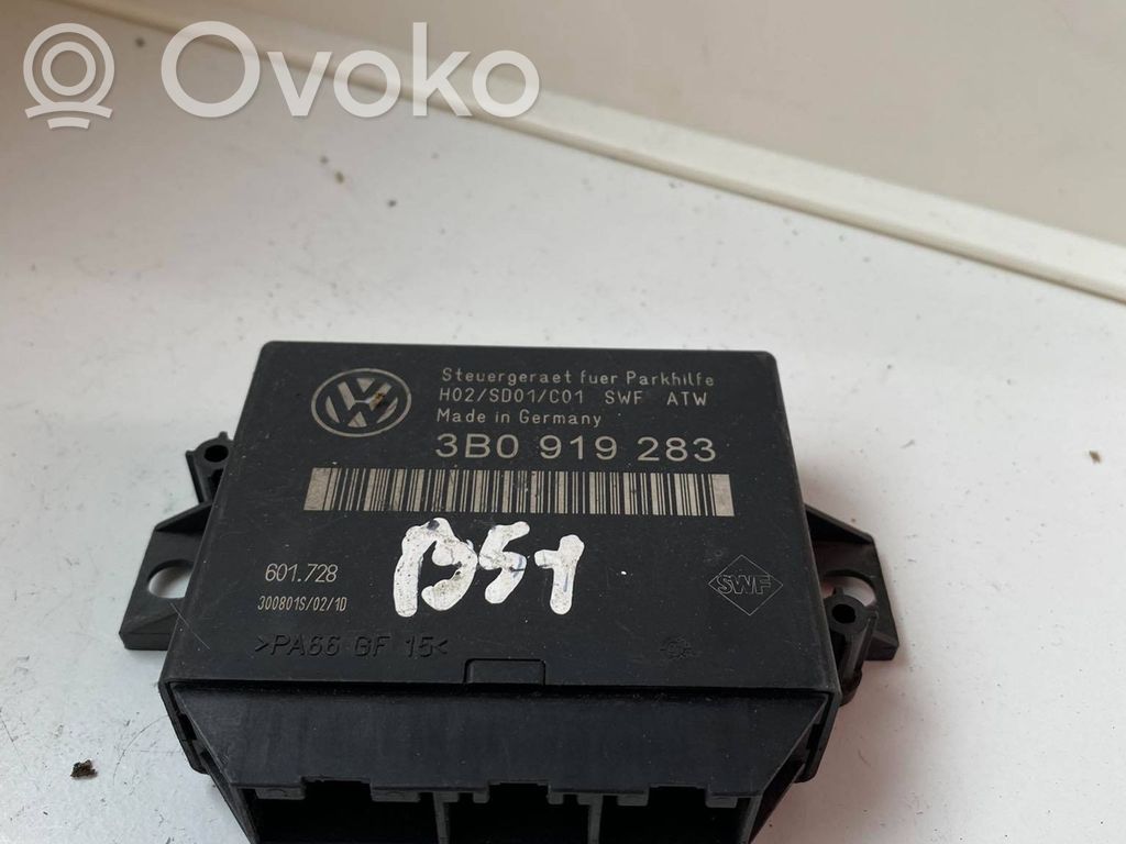 Volkswagen PASSAT B5.5 Centralina/modulo sensori di parcheggio PDC 