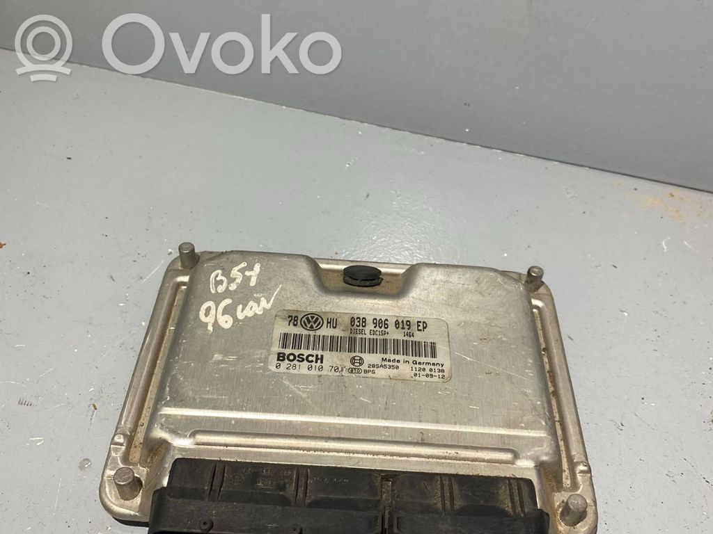 Engine control unit/module   038906019EP,28SA5350,0281010701