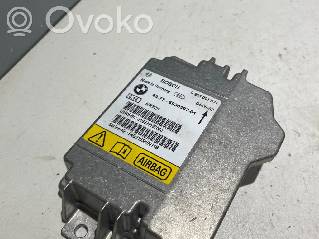 Airbag control unit/module   6930597,31693059700J,0285001531