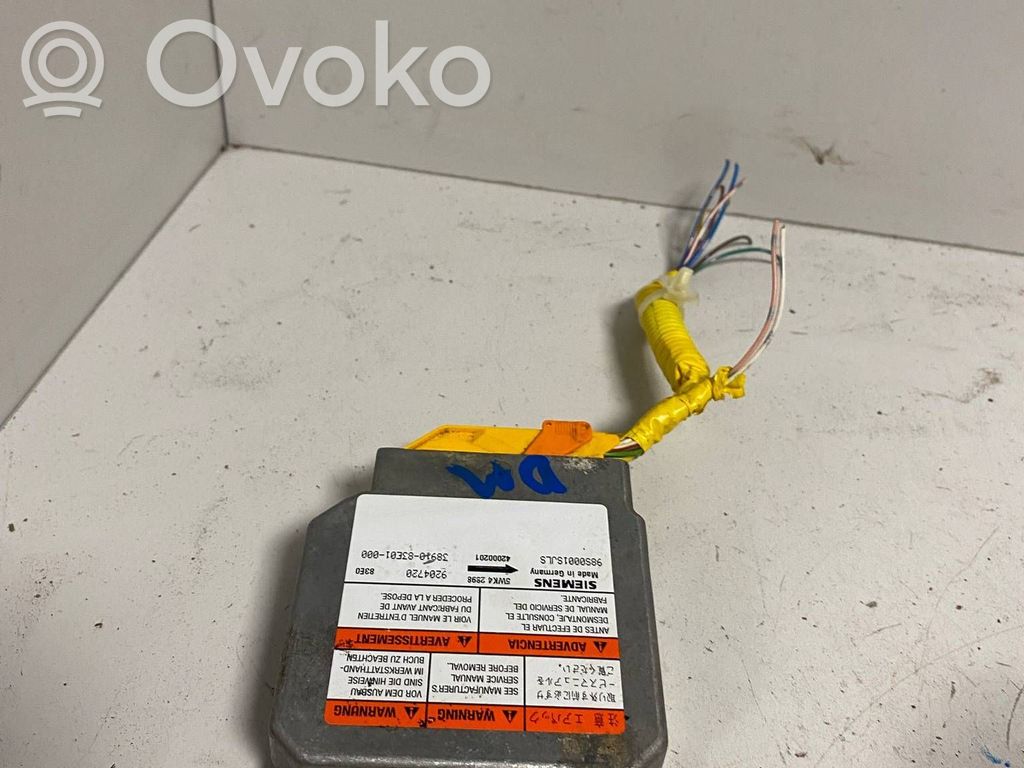 Opel Agila A Airbag control unit/module 