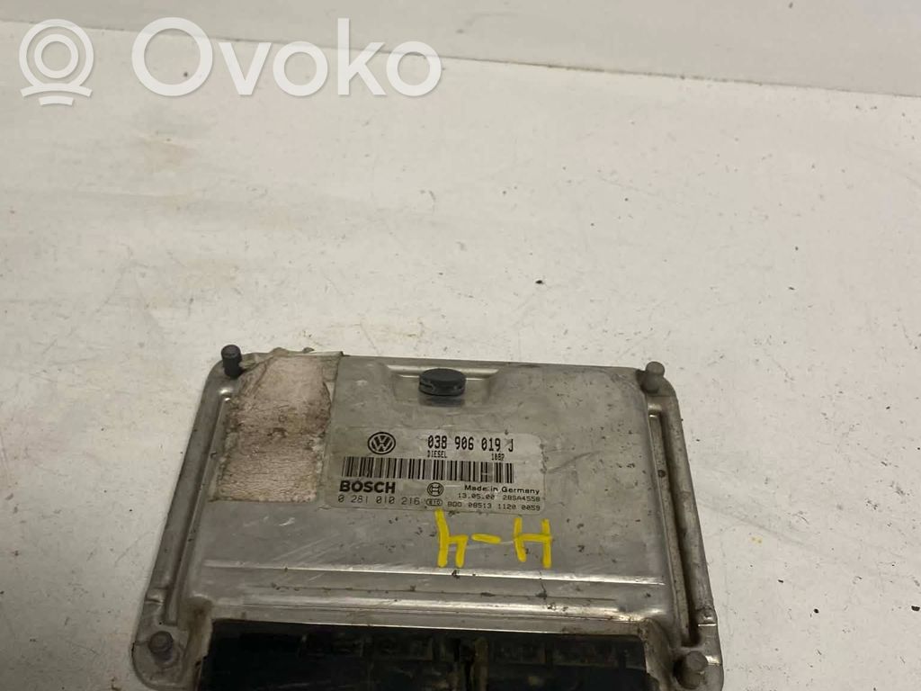 Engine control unit/module   038906019J,28SA4558,0281010216