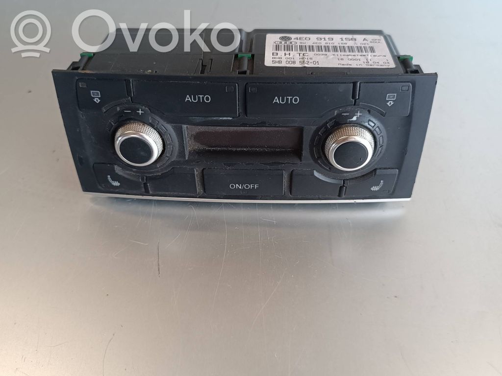 Climate control unit   4E0919158A,4E0910158,5HB00855201