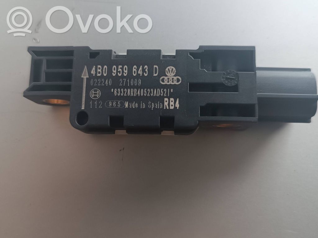 Audi A8 S8 D3 4E Czujnik uderzenia Airbag 