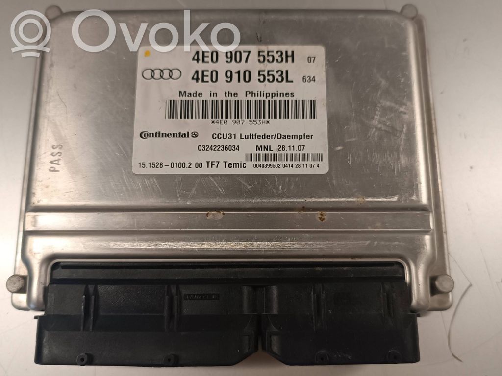 Audi A8 S8 D3 4E Suspension control unit/module 
