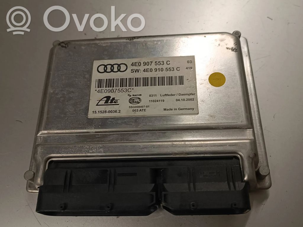 Audi A8 S8 D3 4E Air suspension control unit module (rear) 