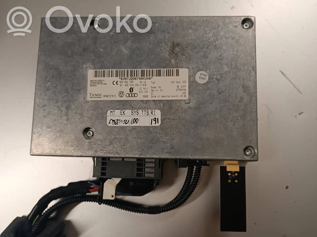 Other control units/modules   4E0862335,4E0910336H