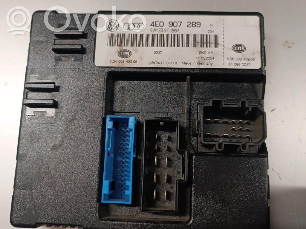 Modulo comfort/convenienza   4E0907289,5DK00843206,4E0910289A