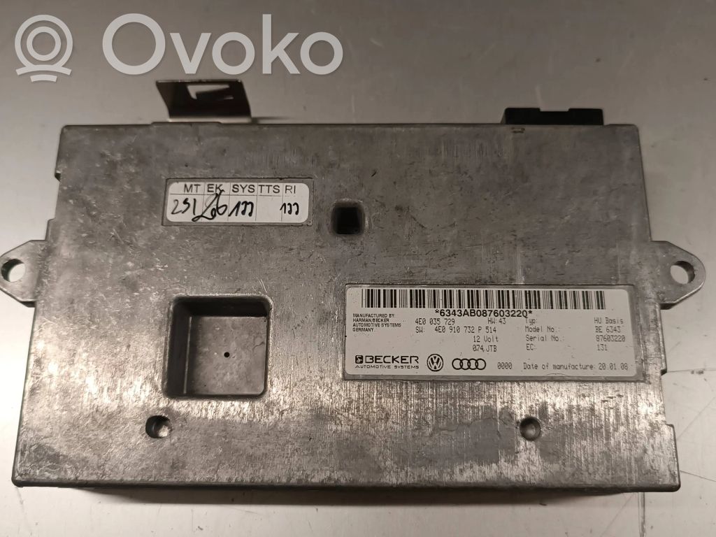 MMI vadības bloks   4E0035729,4E0910732P