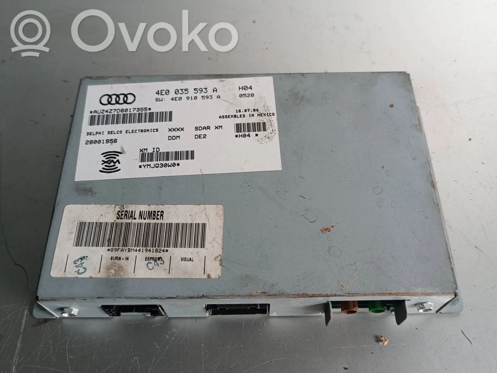 Audi A8 S8 D3 4E Head unit multimedia control 