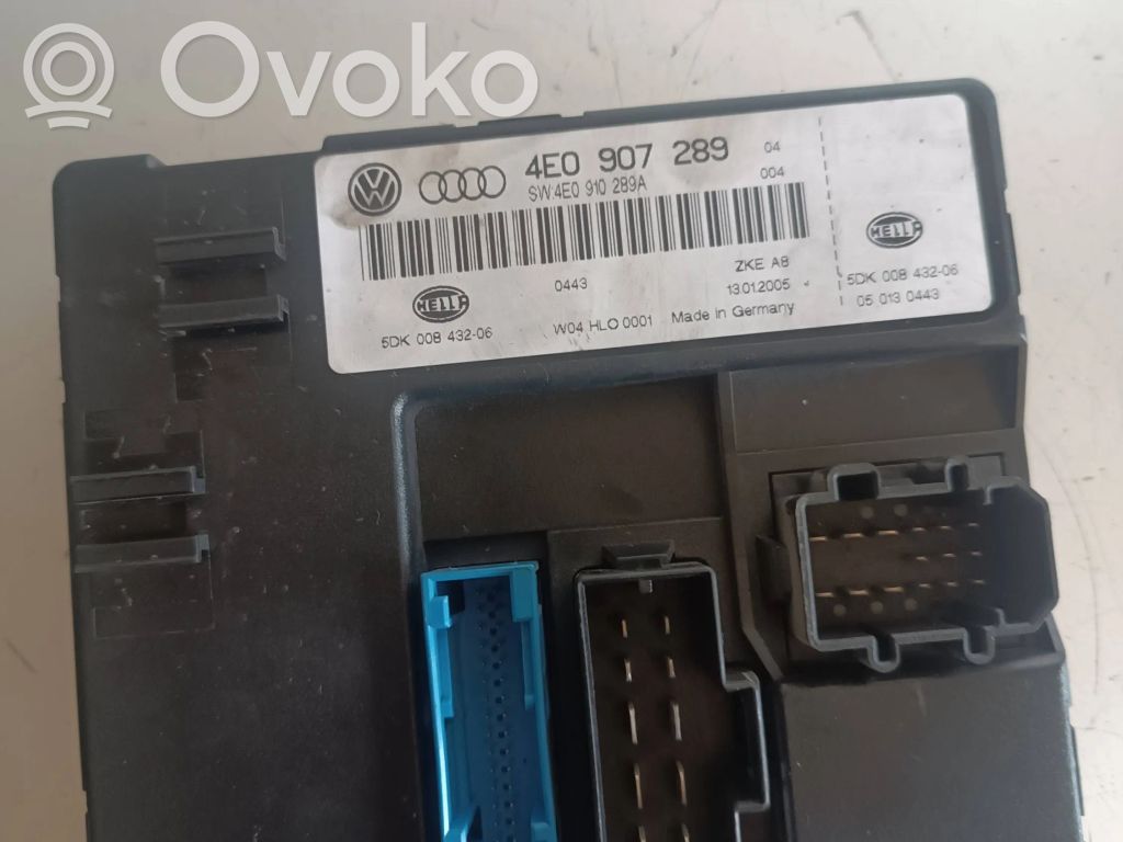 Mukavuusmoduuli   4E0907289,5DK00843206,4E0910289A