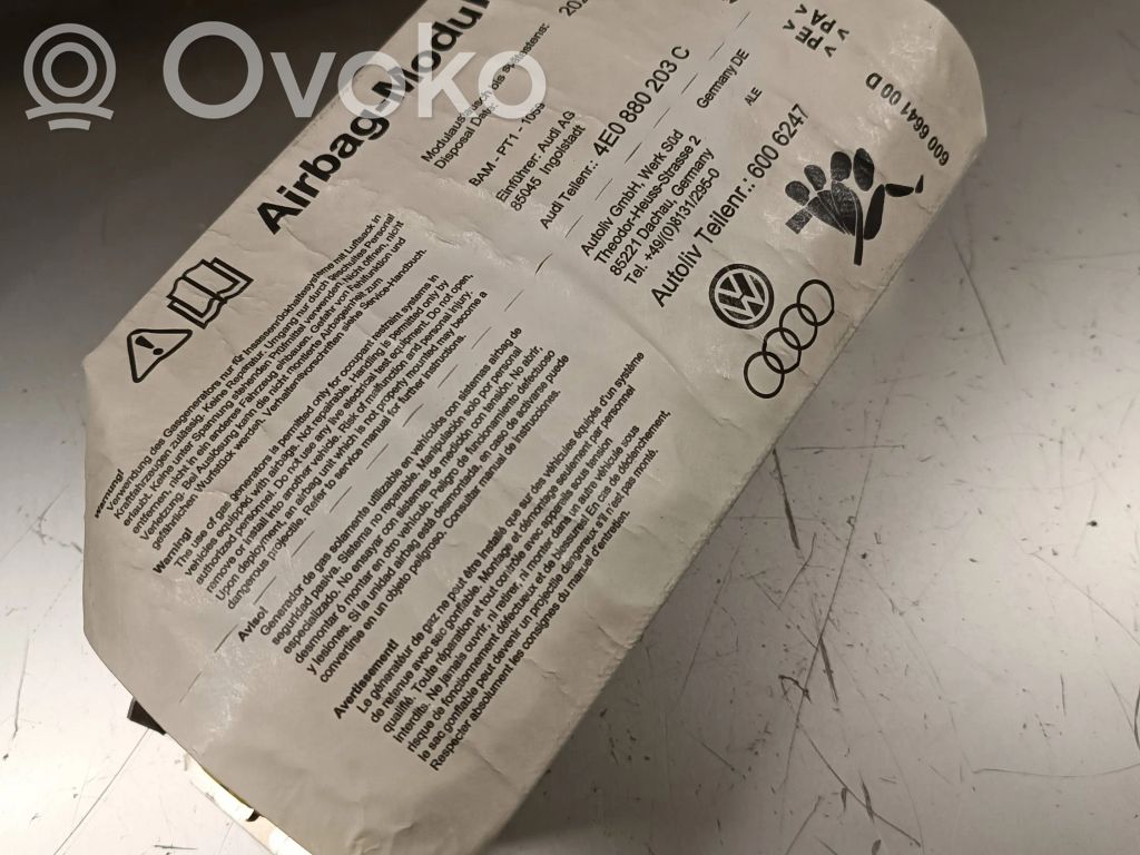 Airbag del pasajero   4E0880203C,6006247