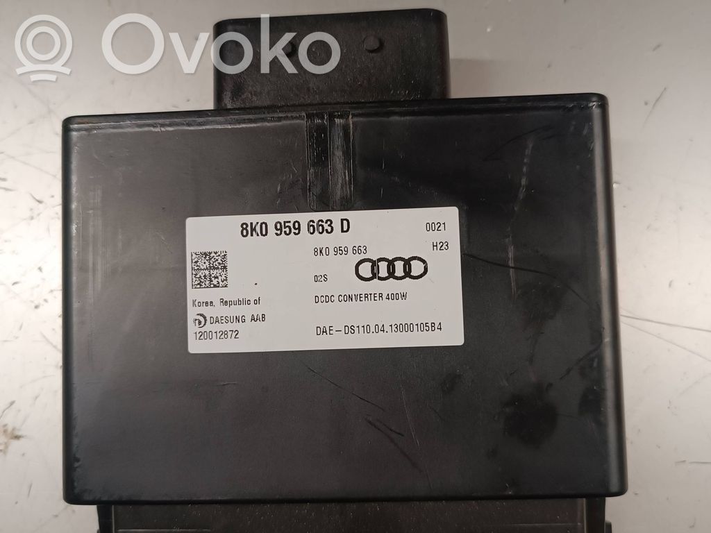 Relé de control de corriente   8K0959663D,8K0959663,120012872