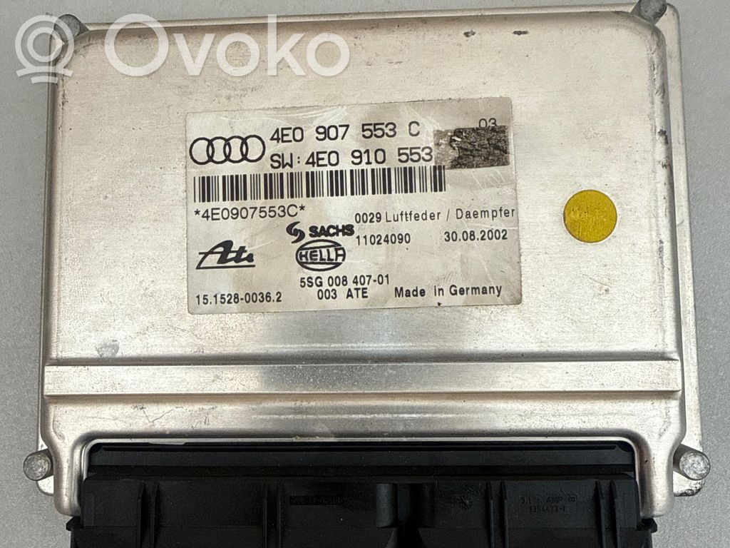 Audi A8 S8 D3 4E Suspension control unit/module 