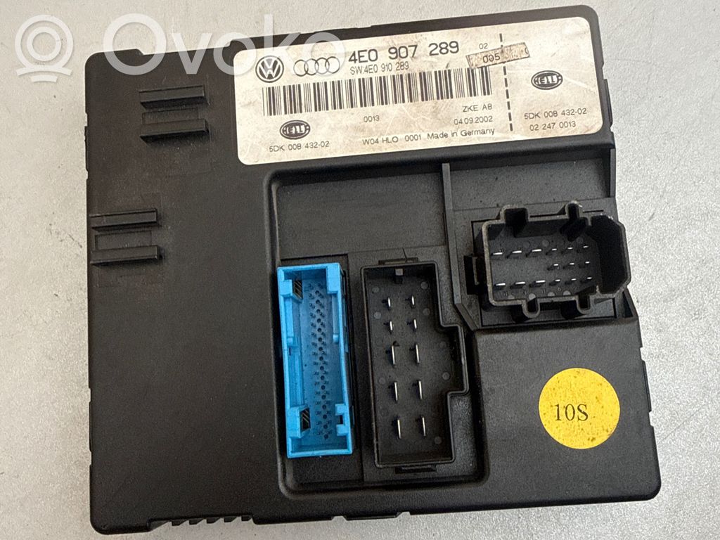 Komforto modulis   4E0907289,4E0910289,5DK00843202
