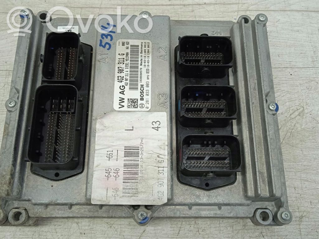Audi A6 S6 C7 4G Engine control unit/module 