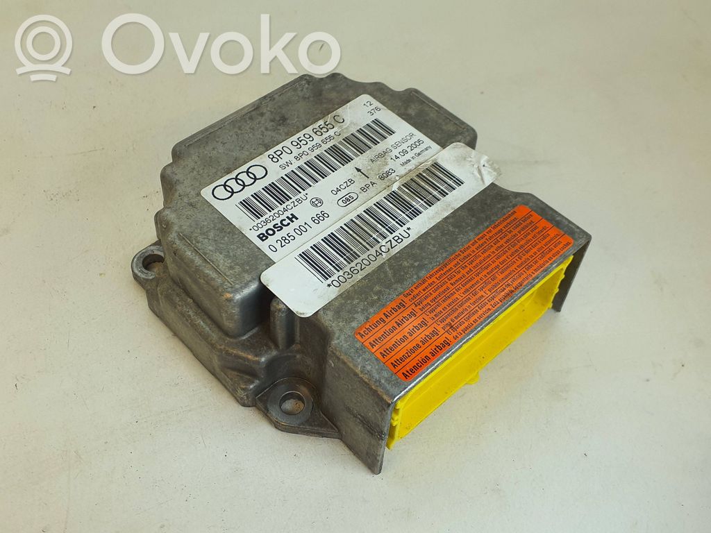 Audi A3 S3 A3 Sportback 8P Airbag control unit/module 