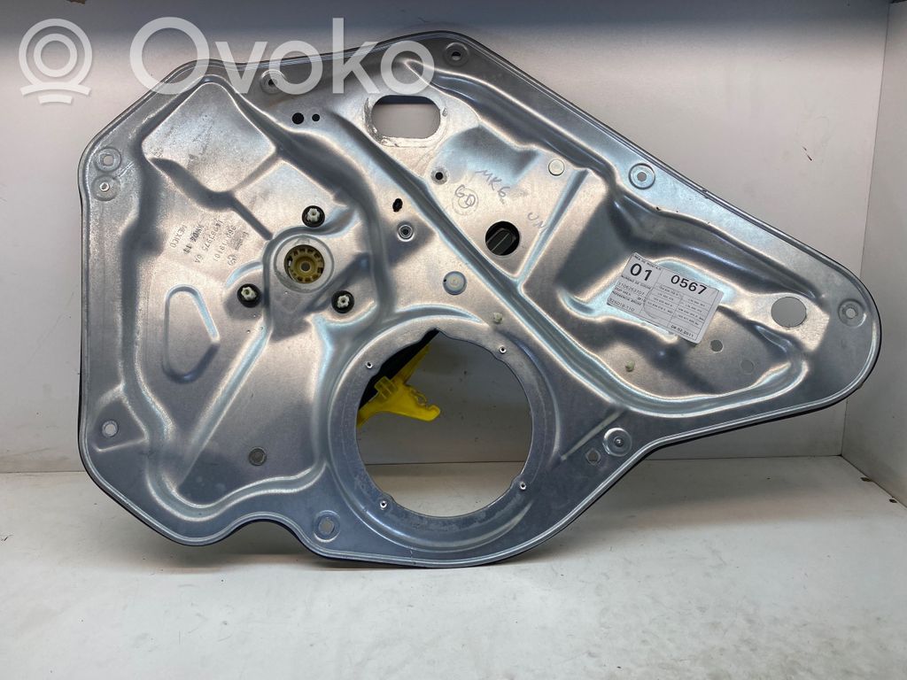 Volkswagen Golf VI Mechanizm podnoszenia szyby tylnej bez silnika 