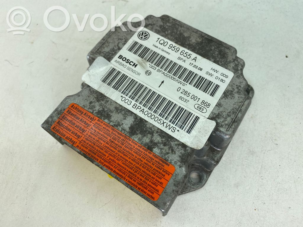 Volkswagen Eos Airbag control unit/module 