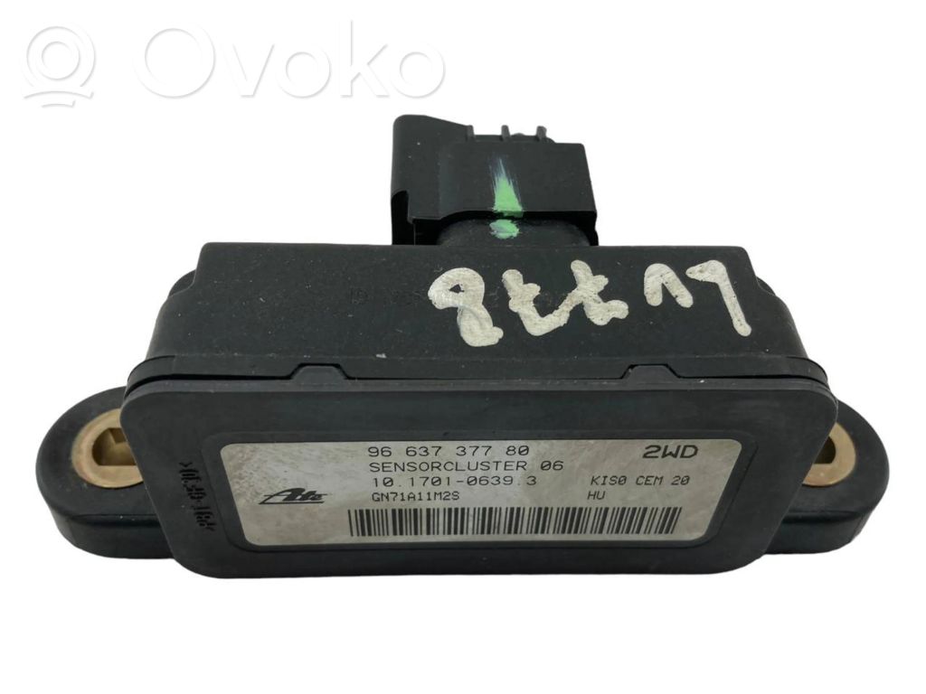 Citroen DS3 ESP acceleration yaw rate sensor 