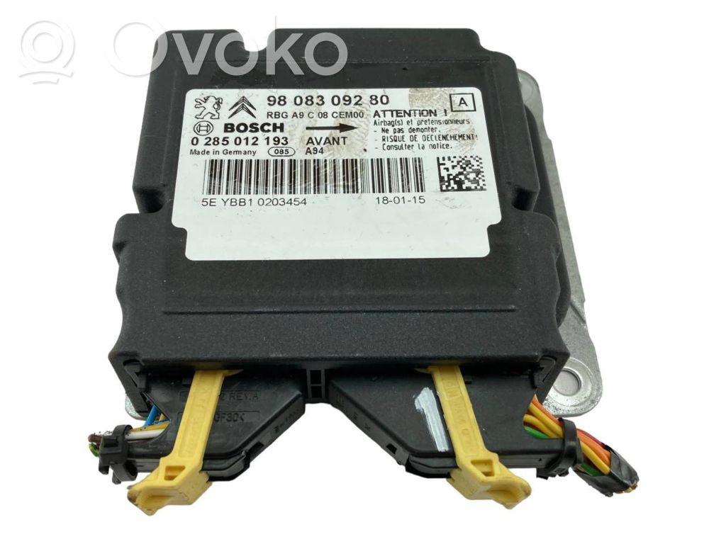 Peugeot 2008 I Airbag control unit/module 